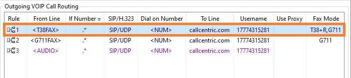 Outgoing Call Routing